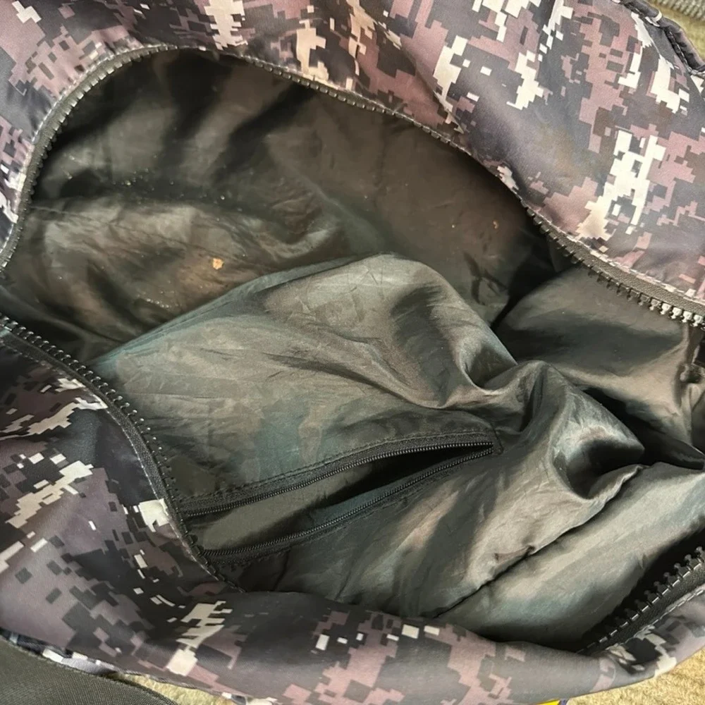 MLB 2016 All Star Game Go Sac Duffel Bag Digital Camo Grey Yellow Travel Gym